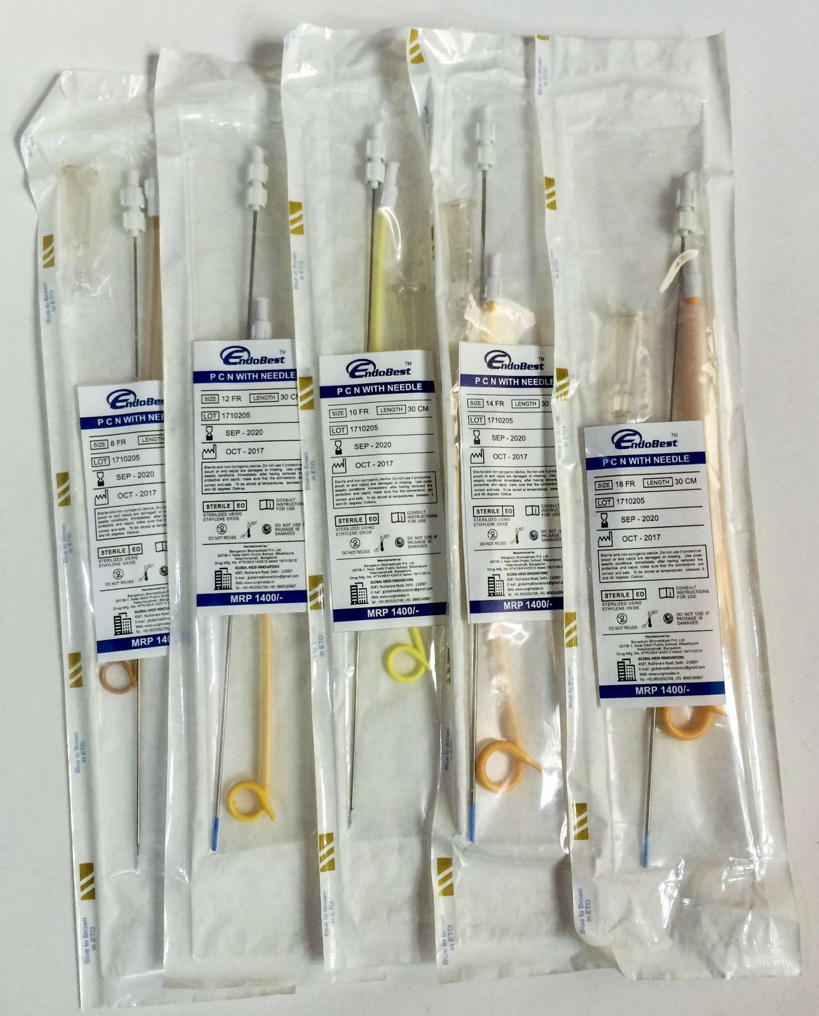 EndoBest™ Pigtail Percutaneous Nephrostomy (PCN) Drainage Catheter with