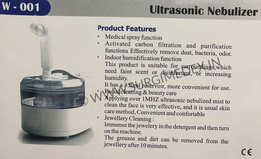 ultrasonic nebulizer price india