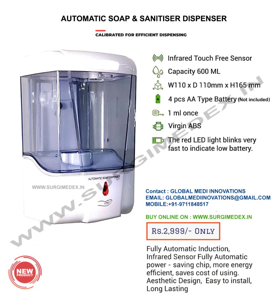 automatic sanitiser dispenser online in india